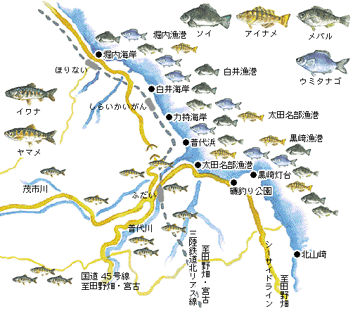 ふだい釣りマップ